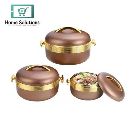Food Warmer Casserole Set of 3 – Stylish Hotpot Design