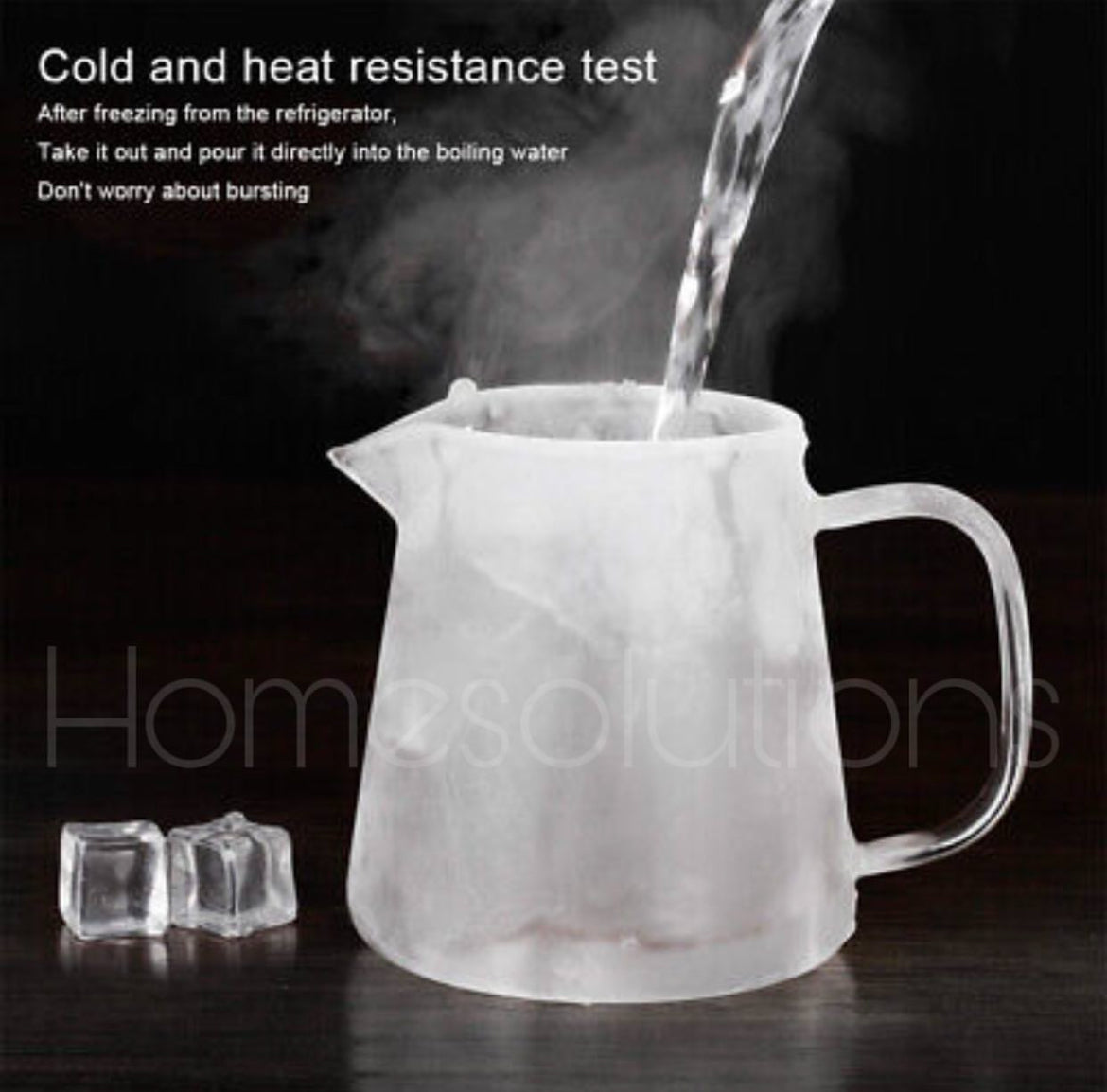 High Quality Borosilicate Glass Kettle - Fire Proof - Stove Useable