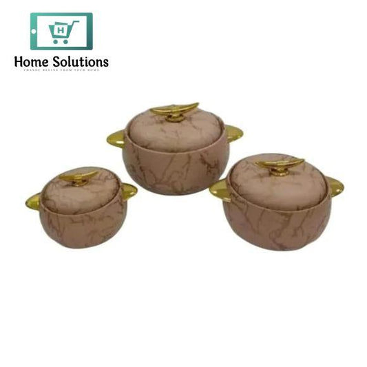 Food Warmer Hotpot Set of 3 – Insulated Casserole Set