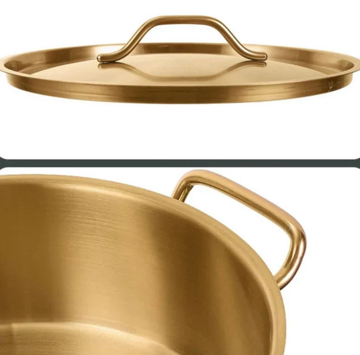 Luxury and Stylish Gold Serving Pots