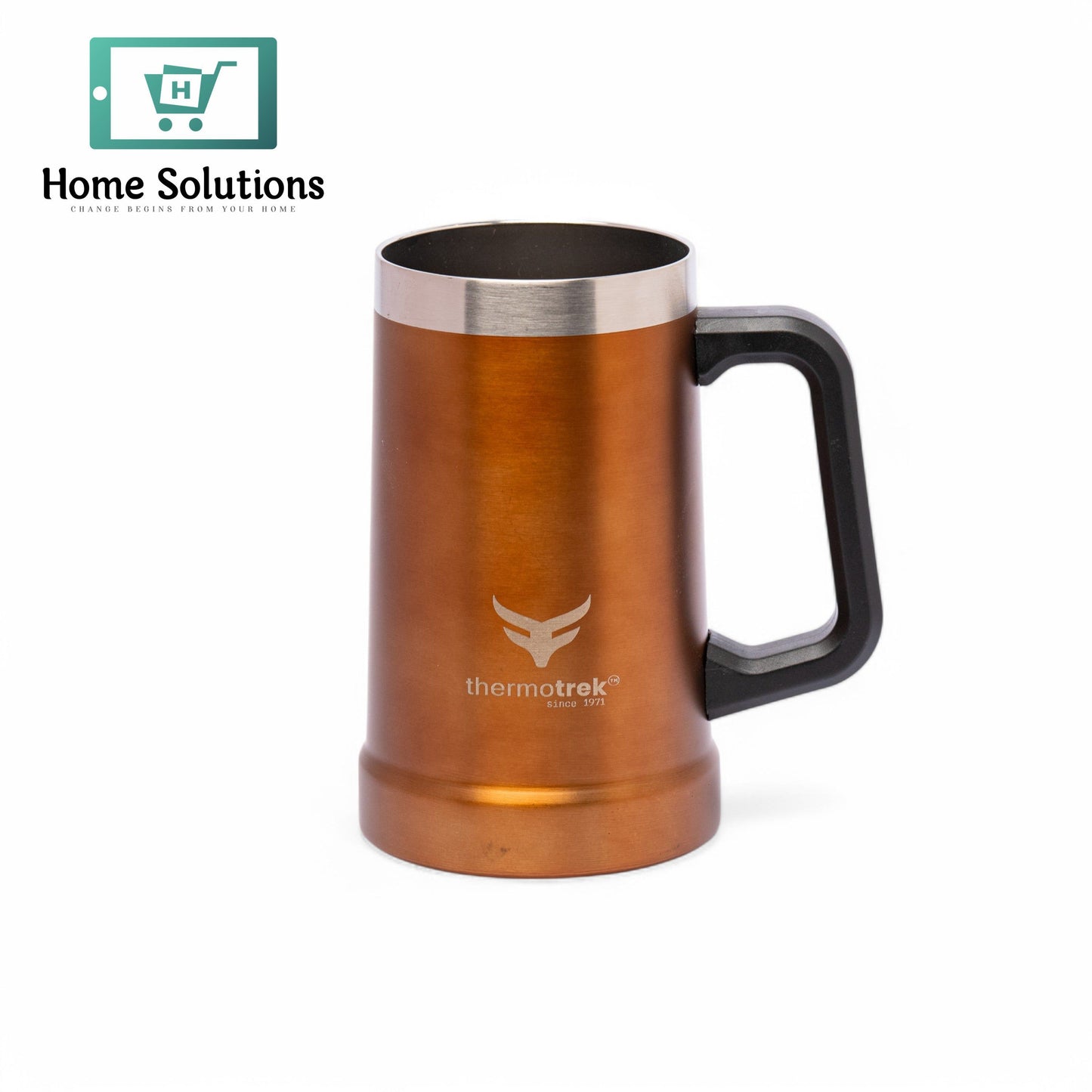 Stainless Steel Insulated Mug with Handle - 24 oz (710ml), Cooper
