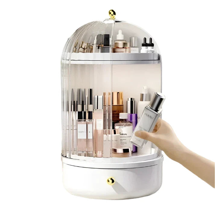 Clear Rotating Makeup Organizer