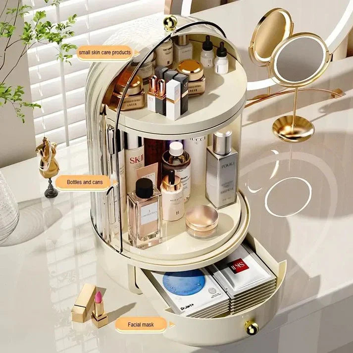 Clear Rotating Makeup Organizer