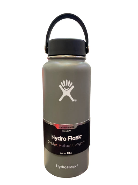 Hydro Flask 32oz Wide Mouth With Flex Straw Cap | Grey