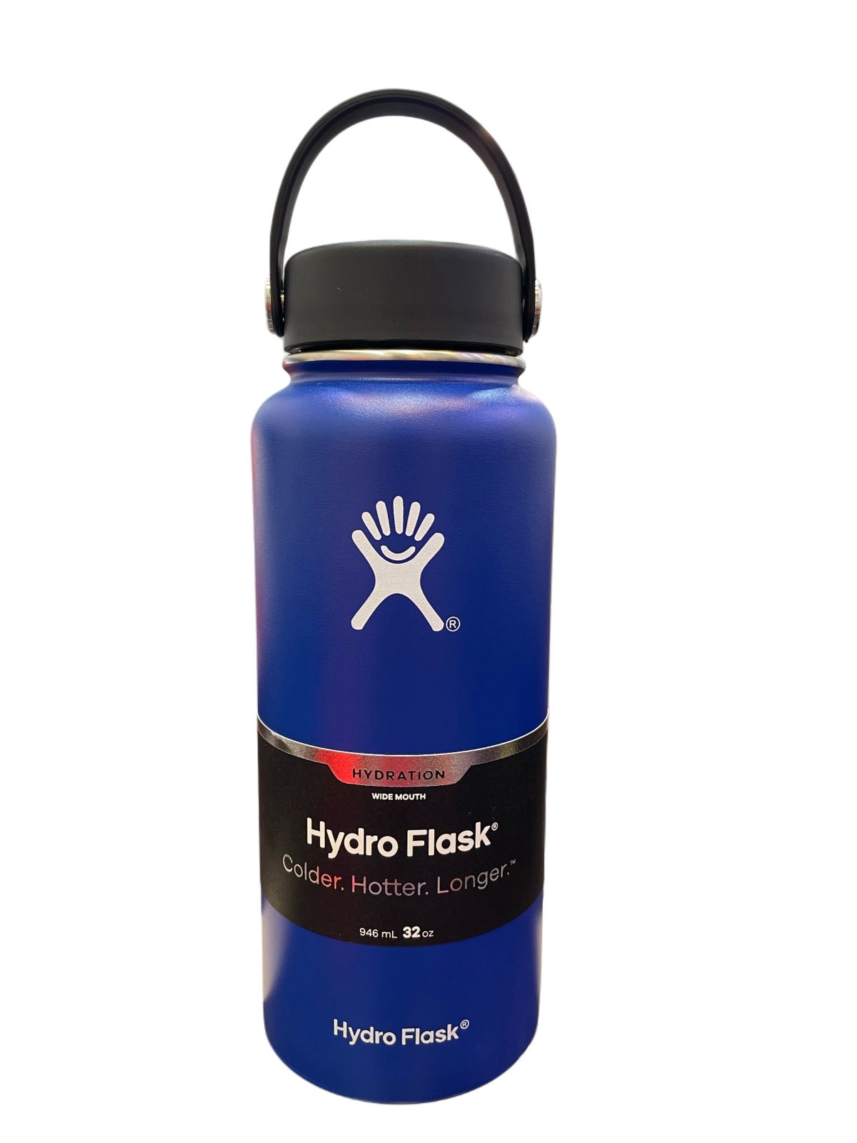 Hydro Flask 32oz Wide Mouth With Flex Straw Cap | Dark Blue