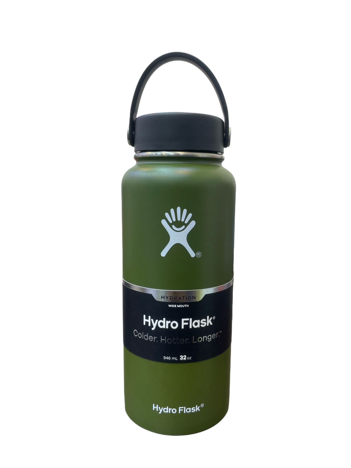 Hydro Flask 32oz Wide Mouth With Flex Straw Cap | Green