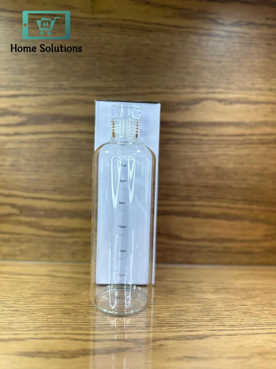 Clear Glass Water Bottle – Leak-Proof & Eco-Friendly for Sports, Fitness & Daily Use