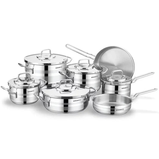 Korkmaz A-2056 Astron 12 Pcs Cookware Set