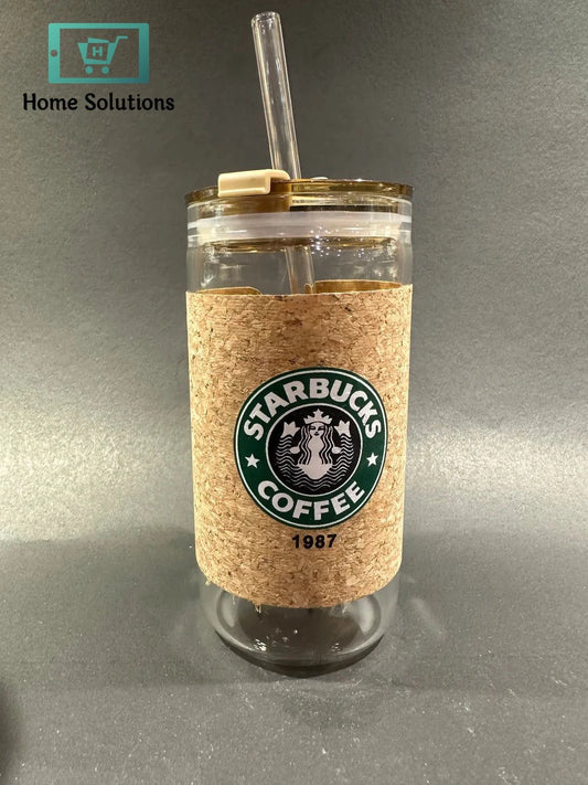 Premium Iced Tea Tumbler with Straw – Café Style