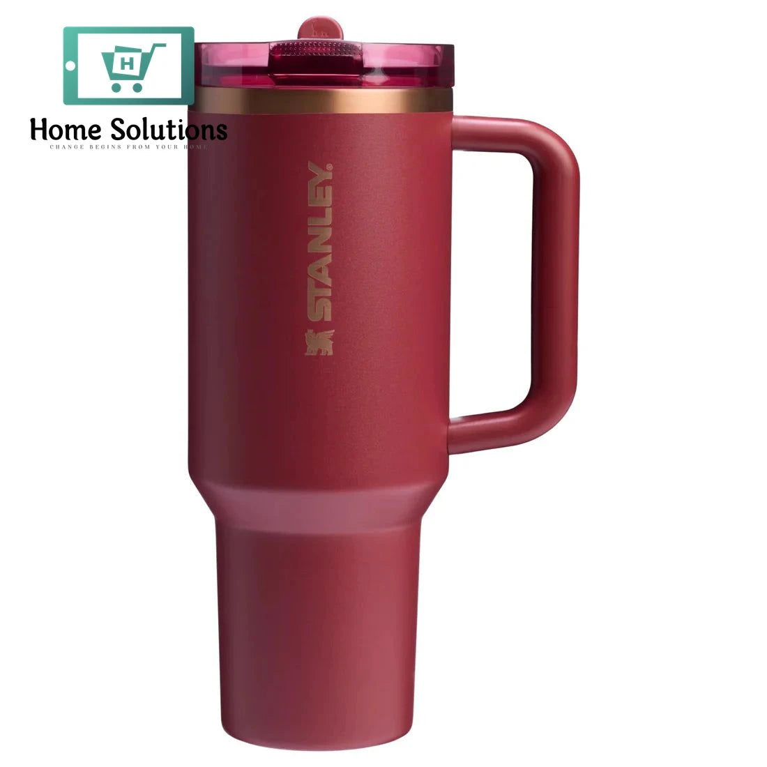 The Quencher Pro Tour Flip Straw Tumbler | 40 OZ Gilded Pomegranate