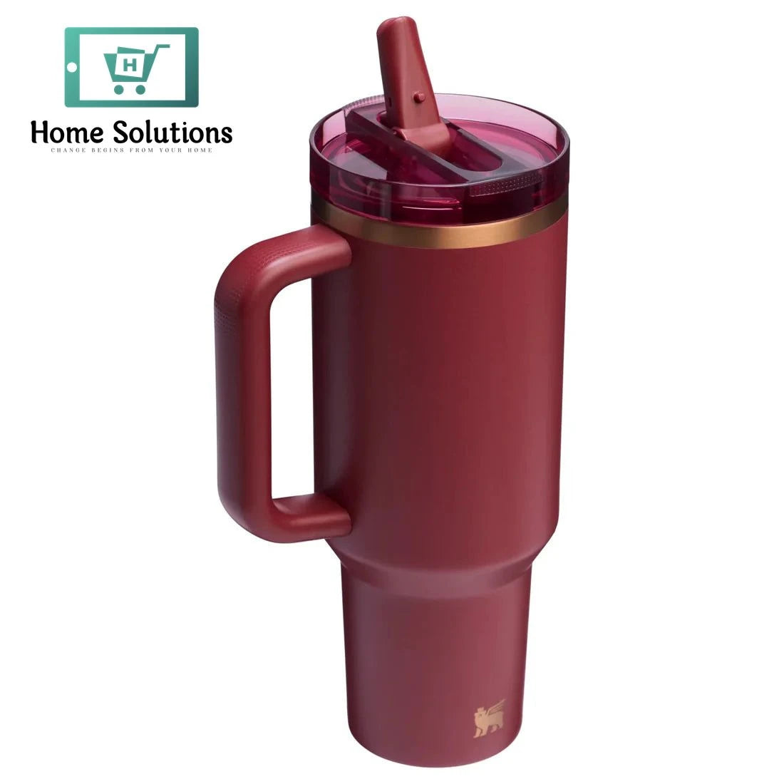 The Quencher Pro Tour Flip Straw Tumbler | 40 OZ Gilded Pomegranate