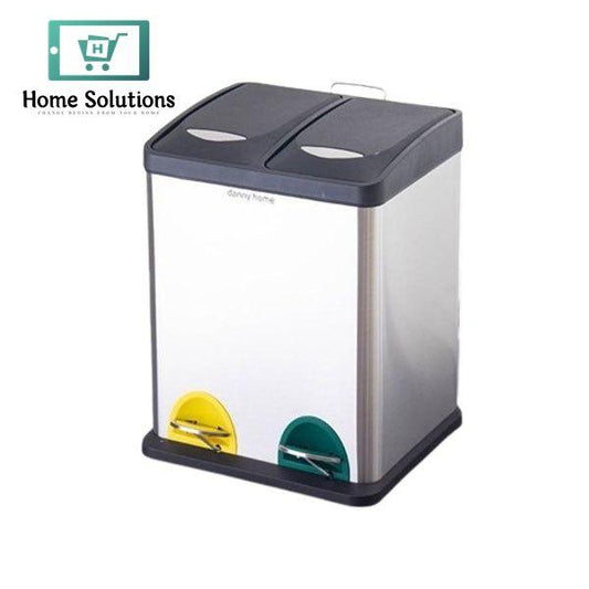 Danny Home Stainless Steel Trash Can – 16 Liter Kitchen Bin