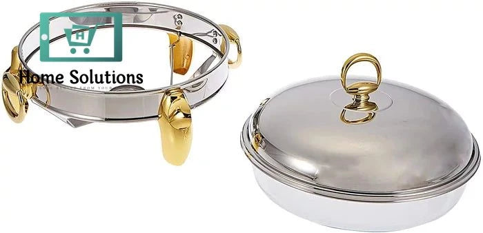 Regent Lux Round Dish Warmer Serving Dish 2.5 Liter