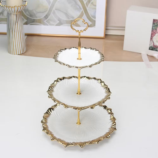 3-Tier Serving Platter – Elegant Multi-Level Display Stand