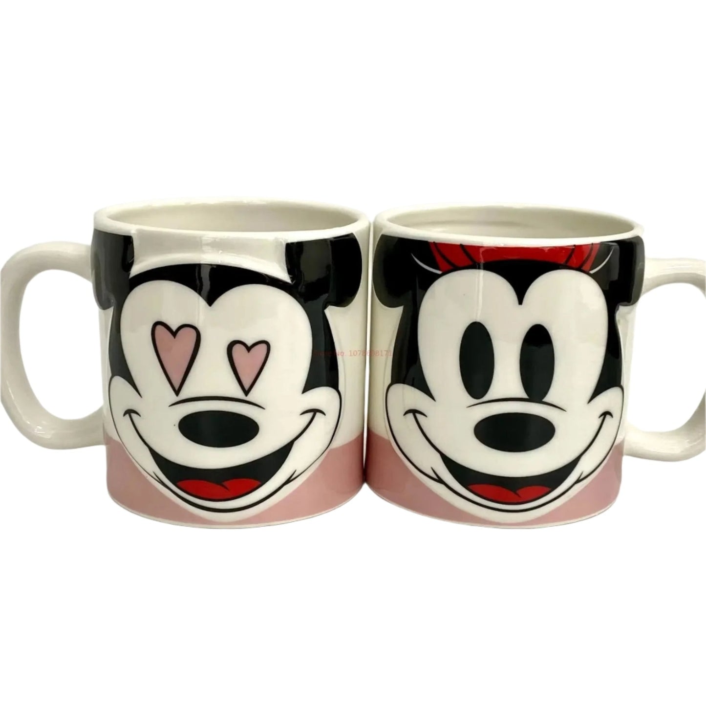 DISNEY Mickey & Friends Ceramic Embossed Mug (Set of 2)