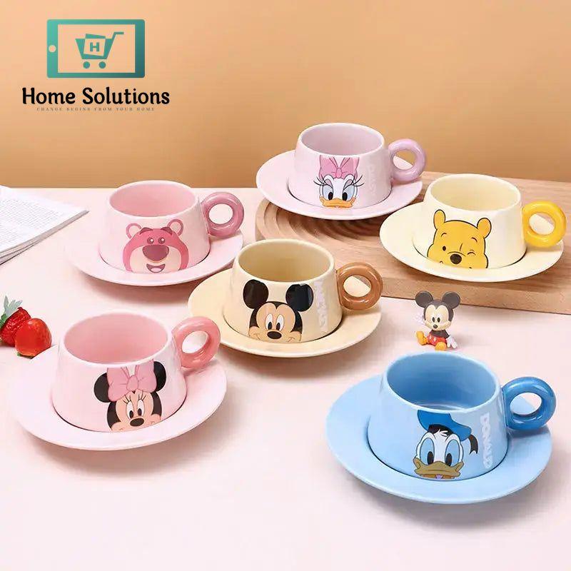DISNEY Mickey & Friends Cup and Saucer Set - Donald Duck