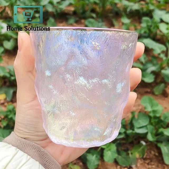 6 Piece Rainbow Frozen Ice Drink Glass Set – 280ml