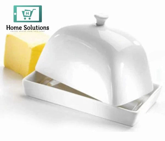 Symphony Alfresco Ceramic Butter Dish with Lid – Elegant Tabletop Storage