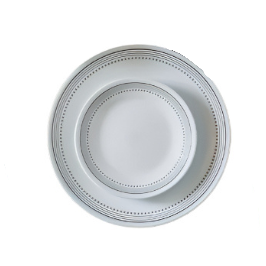 Corelle Mystic Grey 16 Piece Dinnerware Set