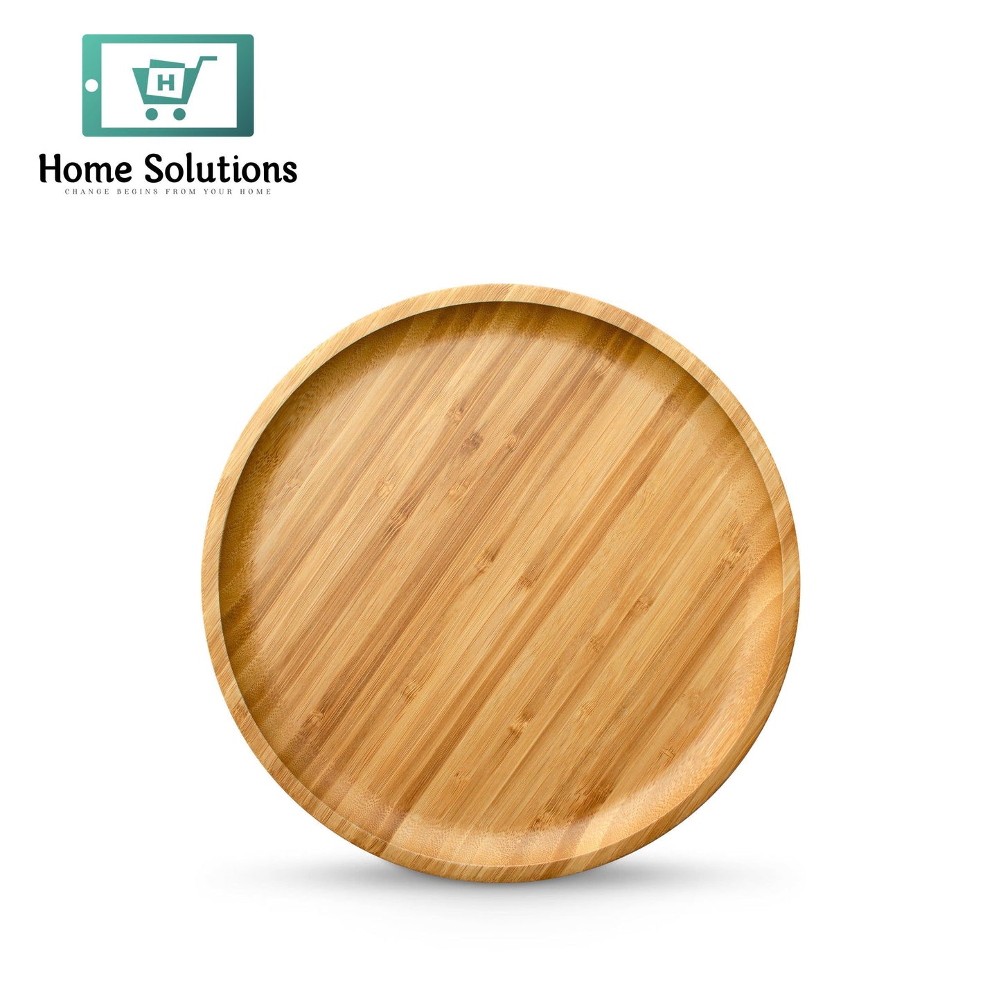 Wilmax England Natural Bamboo Plate – 10 Inch Eco-Friendly Serving Plate