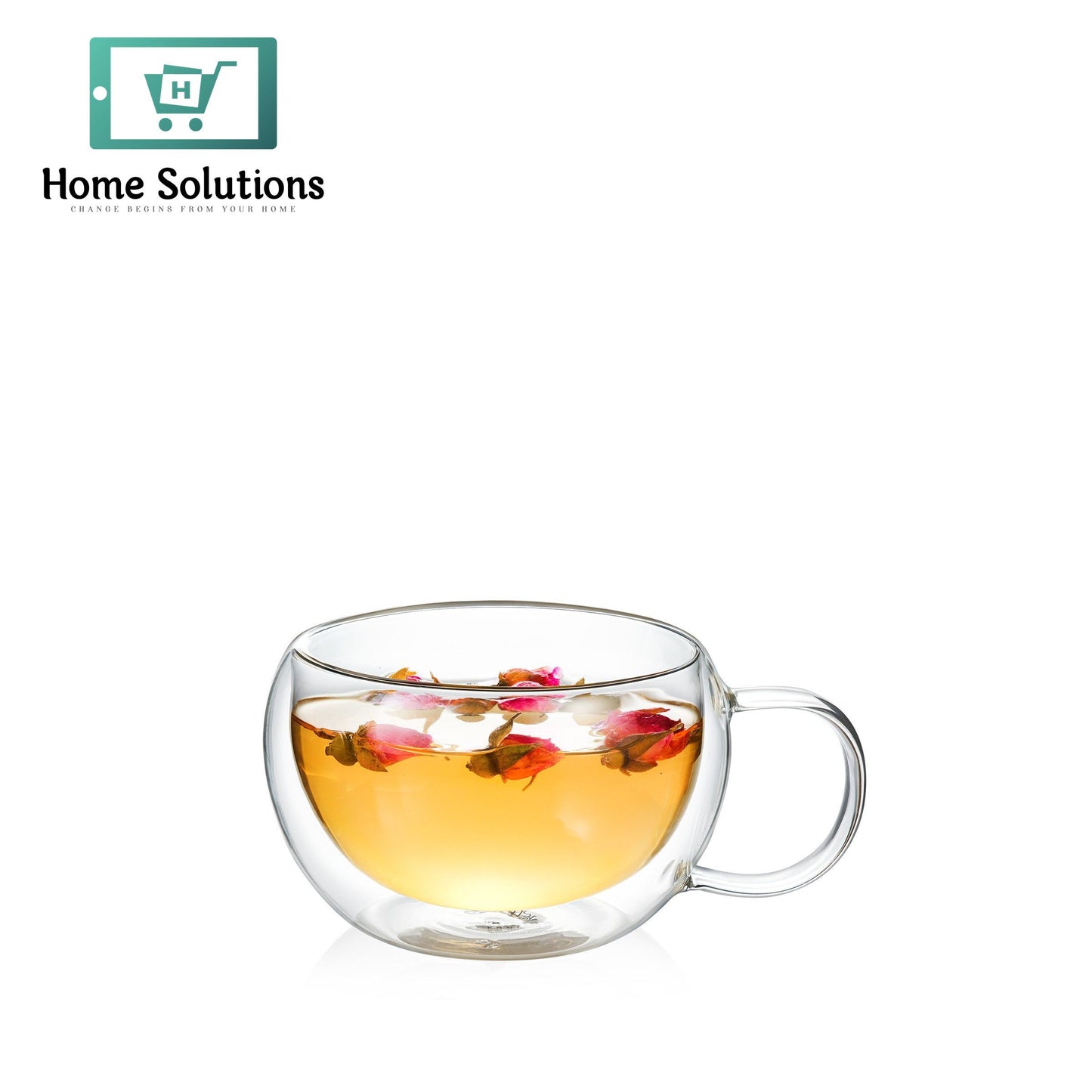 Wilmax Double Wall Thermo Glass Cup – 250 ml (One Piece)
