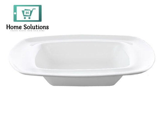 Wilmax England White Porcelain Deep Plate – 22cm, 300ml Capacity
