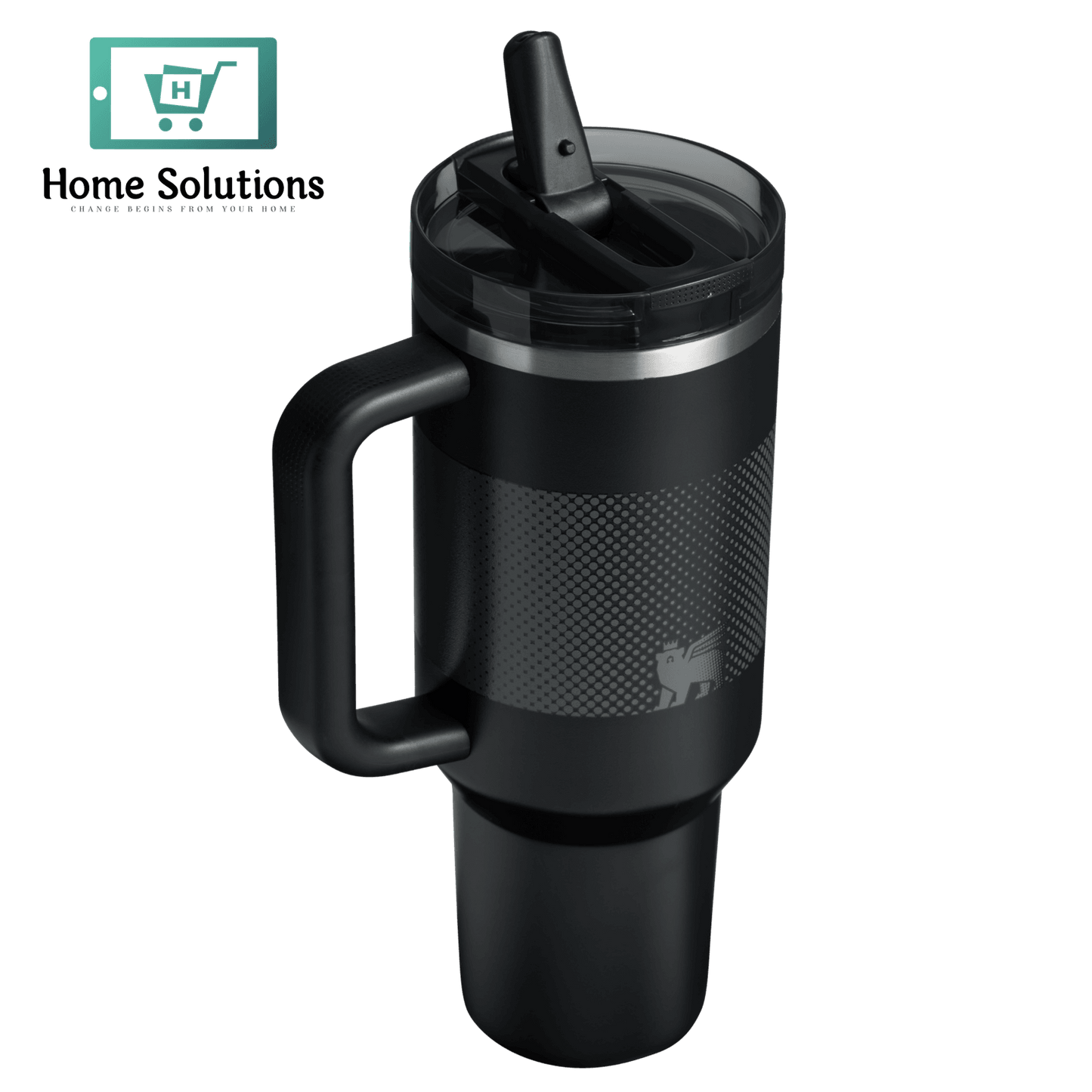 The Quencher ProTour Flip Straw Tumbler - 40oz - Black Fade