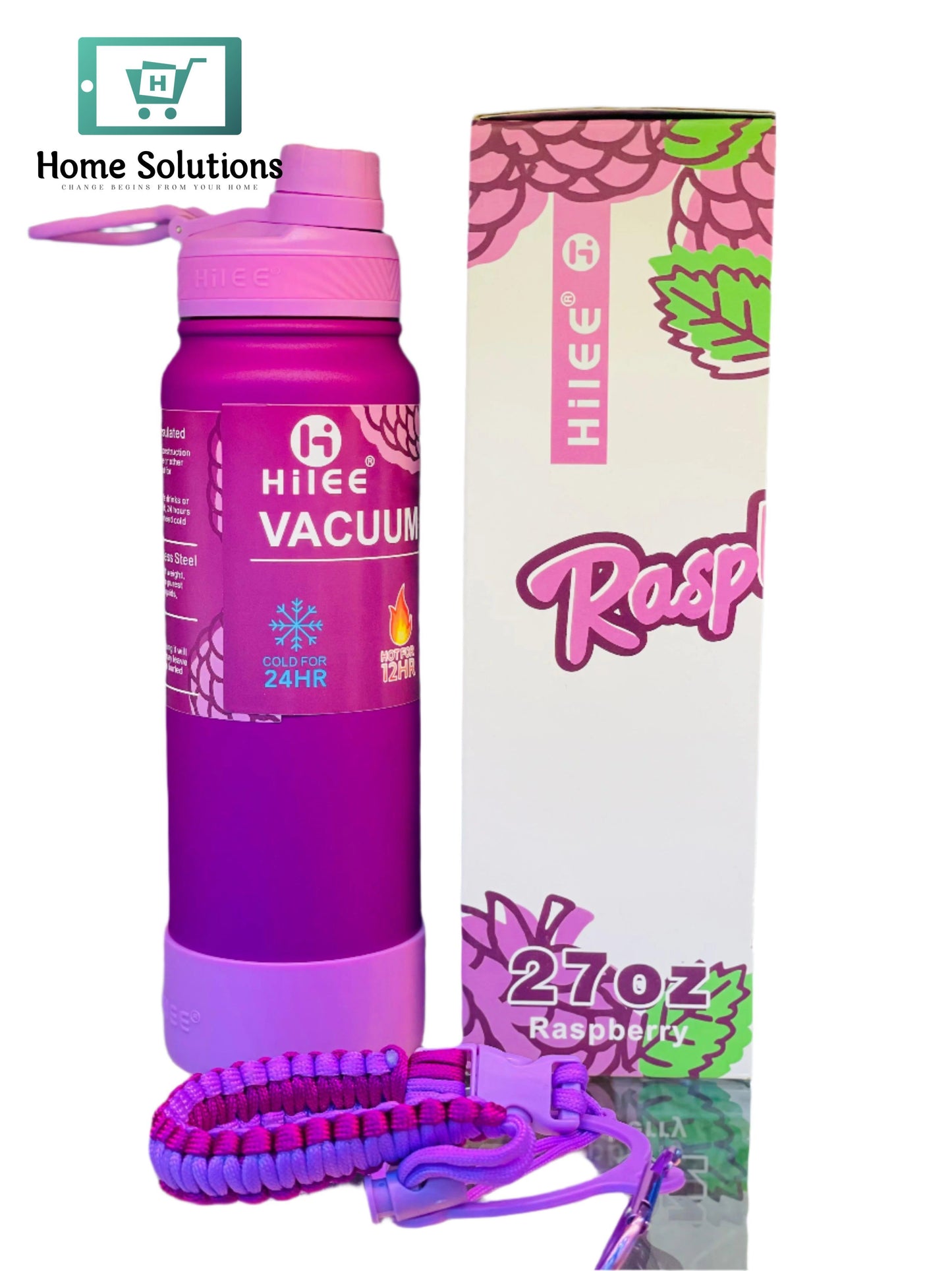 Hilee Wide Mouth Insulated Bottle - Violet