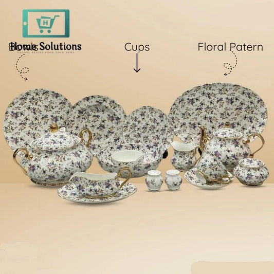 Royal Albert Dinner Set for 8 Person – 75 Pcs