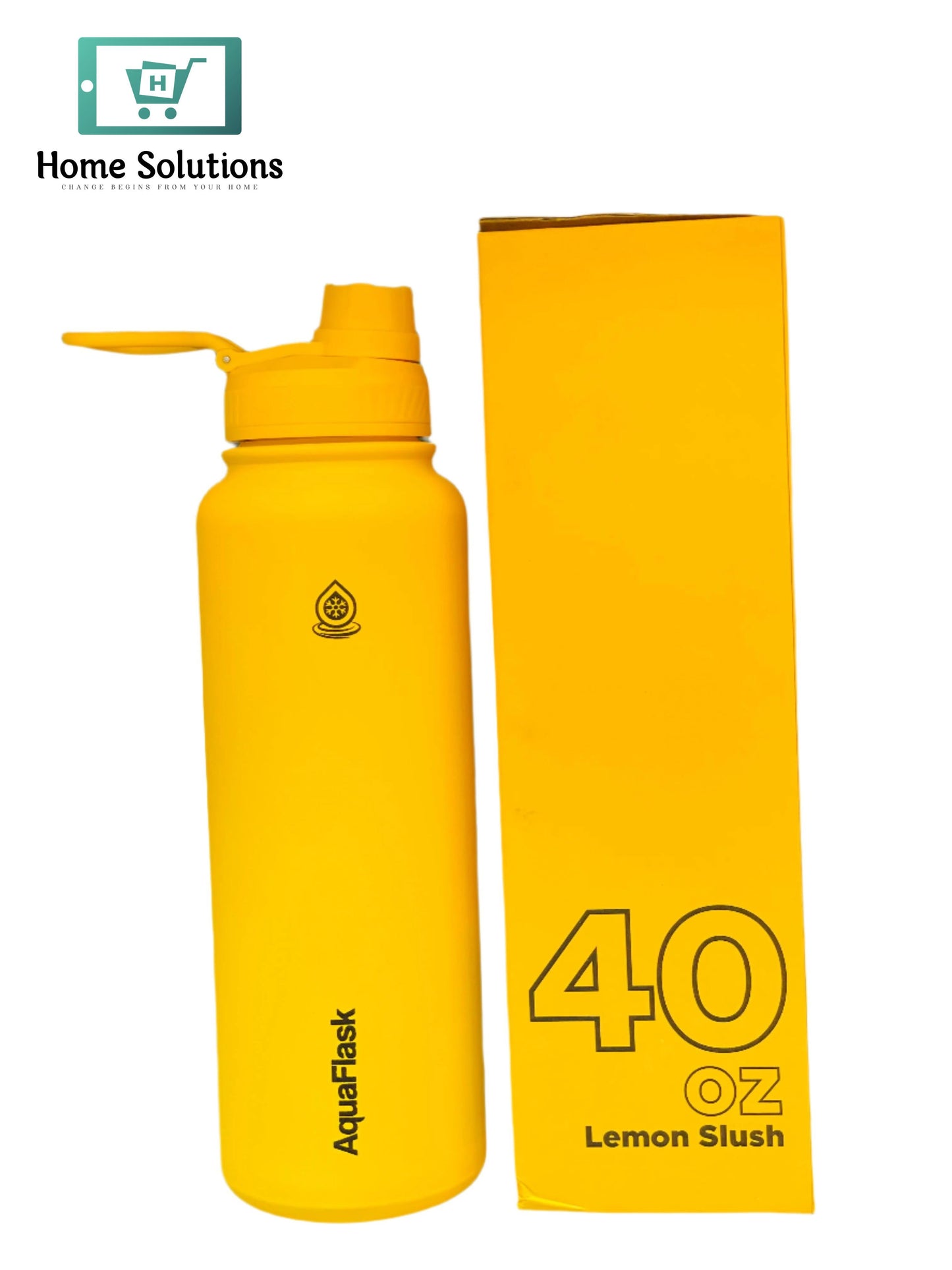 AquaFlask Bottle (40oz) - Lemon Slush