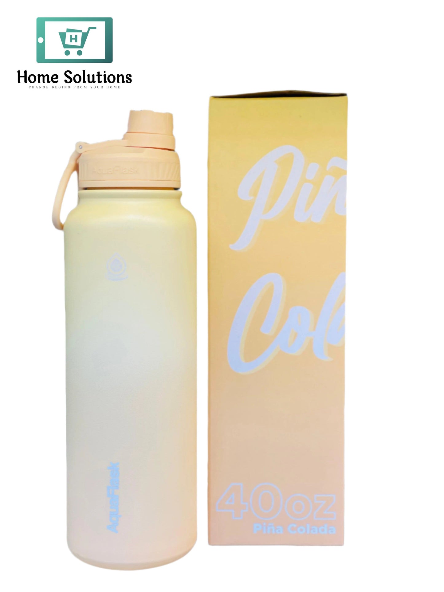 AquaFlask Bottle (40oz) - Pina Colada