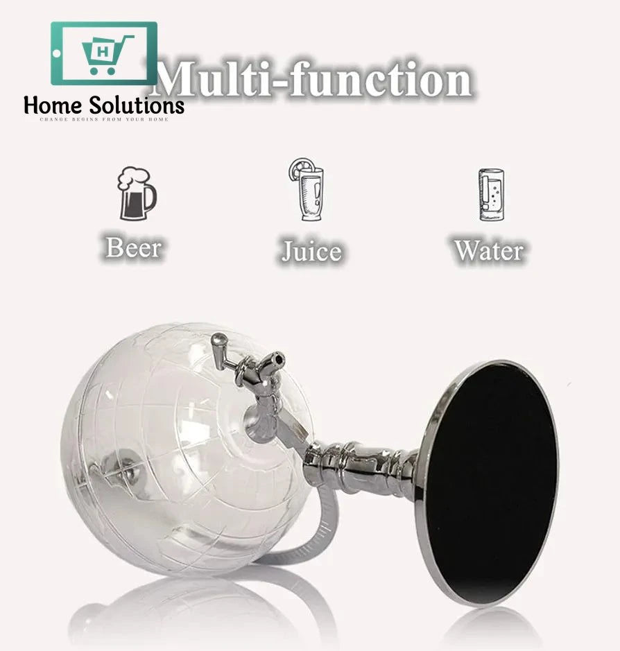 Globe Whiskey Decanter Dispenser - Unique Bar Decor