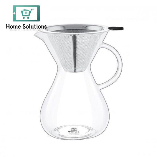 Wilmax England Coffee Decanter With Filter - 24oz