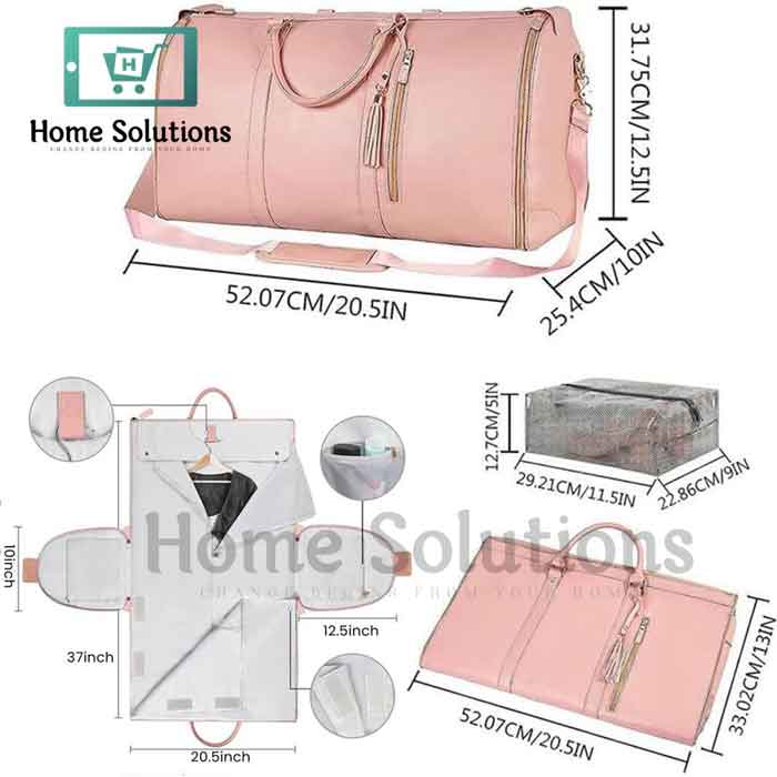 Premium Foldable Travel Duffel Bag - Garment Carry-On Luggage