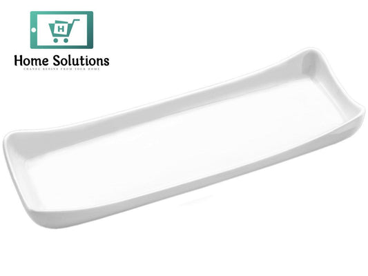 Wilmax England Fine Porcelain Rectangular Dish – 12" x 4.3" (30.5 x 11 cm)
