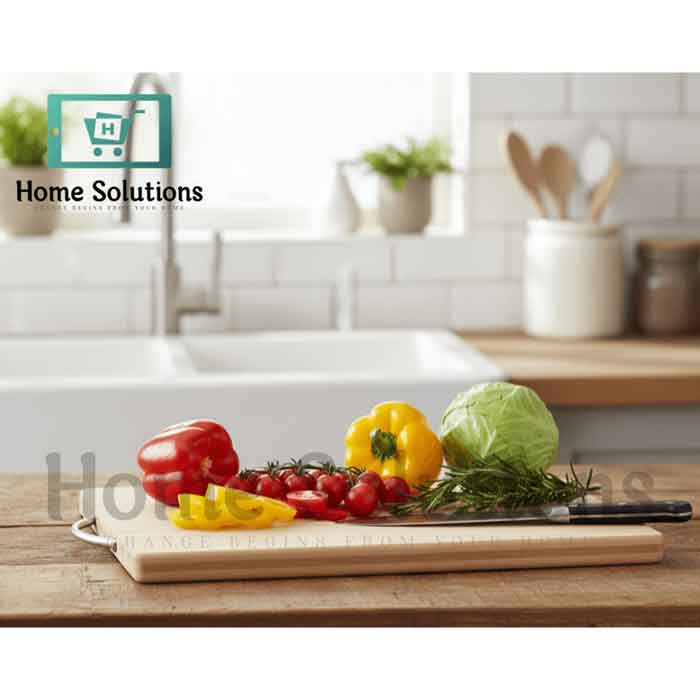 Premium Wooden Cutting Board – Bamboo Kitchen Chopping