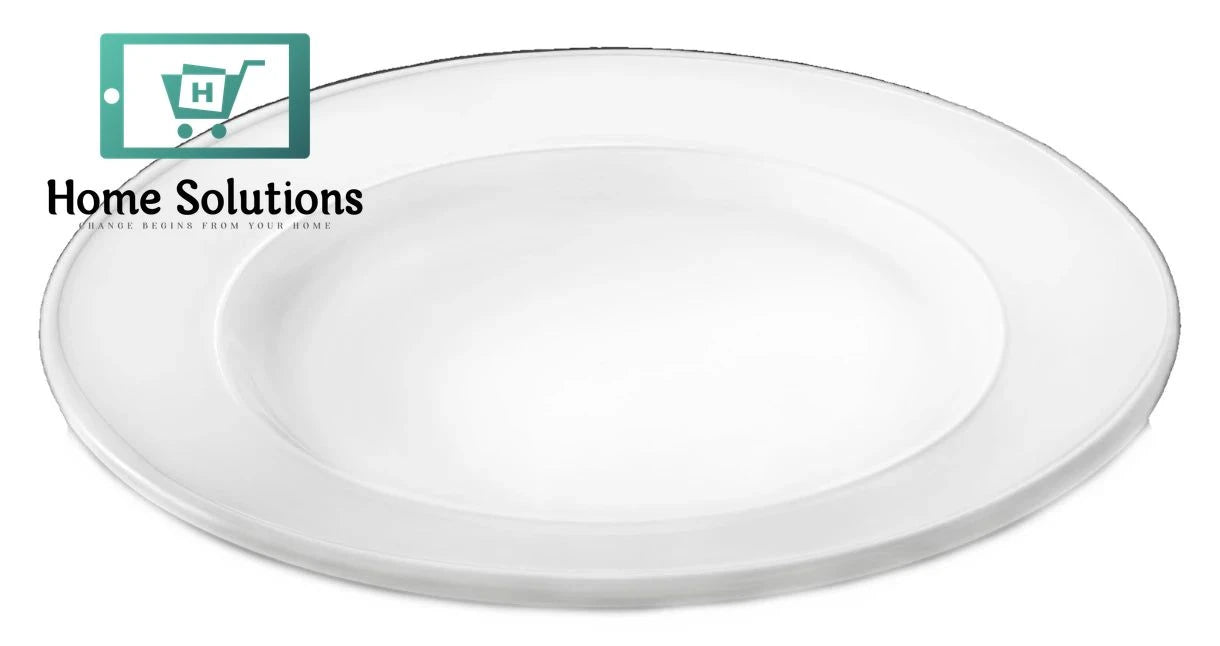Wilmax Elegant 6-Inch White Porcelain Side Plate for Bread and Starters