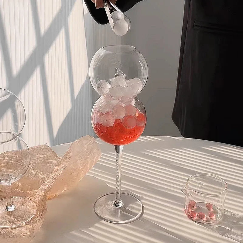 Exquisite Bubble Ball Cocktail Glass