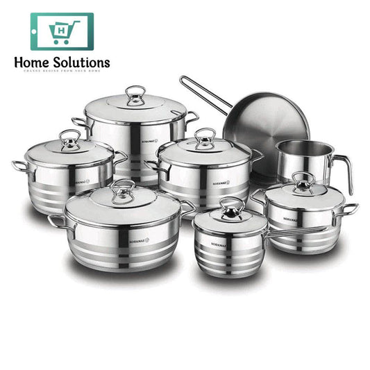 Korkmaz Astra Grande 14 Piece Cookware Set