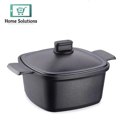 Korkmaz Casterra Square Cast Iron Pot 24X24X11.5 Cm