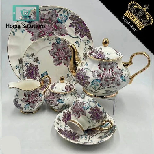 Royal Albert Bone China Tea Set – 24 Pcs