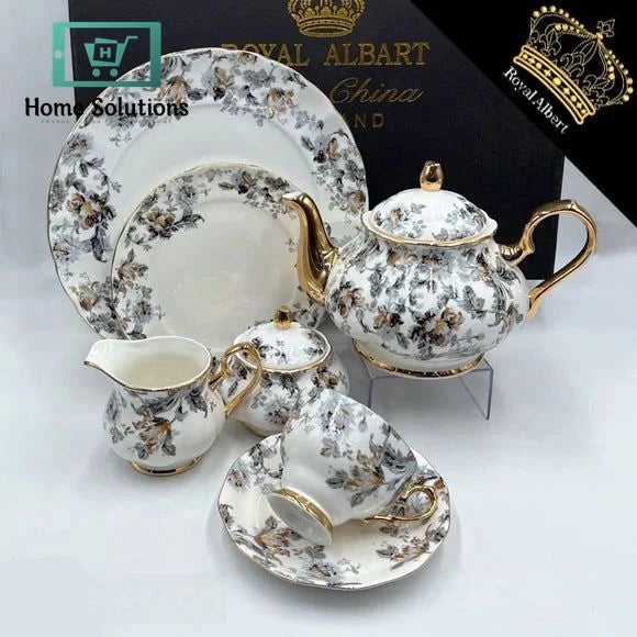 Royal Albert Bone China Tea Set – 24 Pcs