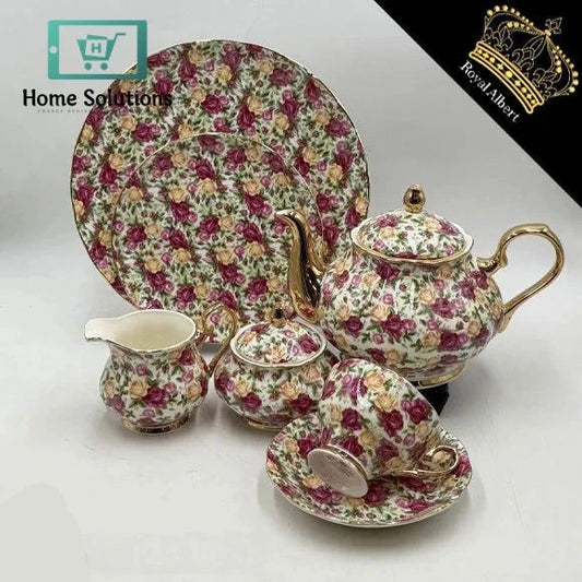 Royal Albert Bone China Tea Set – 24 Pcs