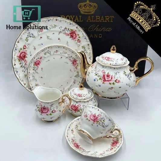 Royal Albert Bone China Tea Set – 24 Pcs