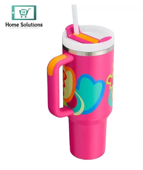 Stanley Quencher H2.0 Tumbler – Tropical Wave Edition | 30oz & 40oz Insulated Cup