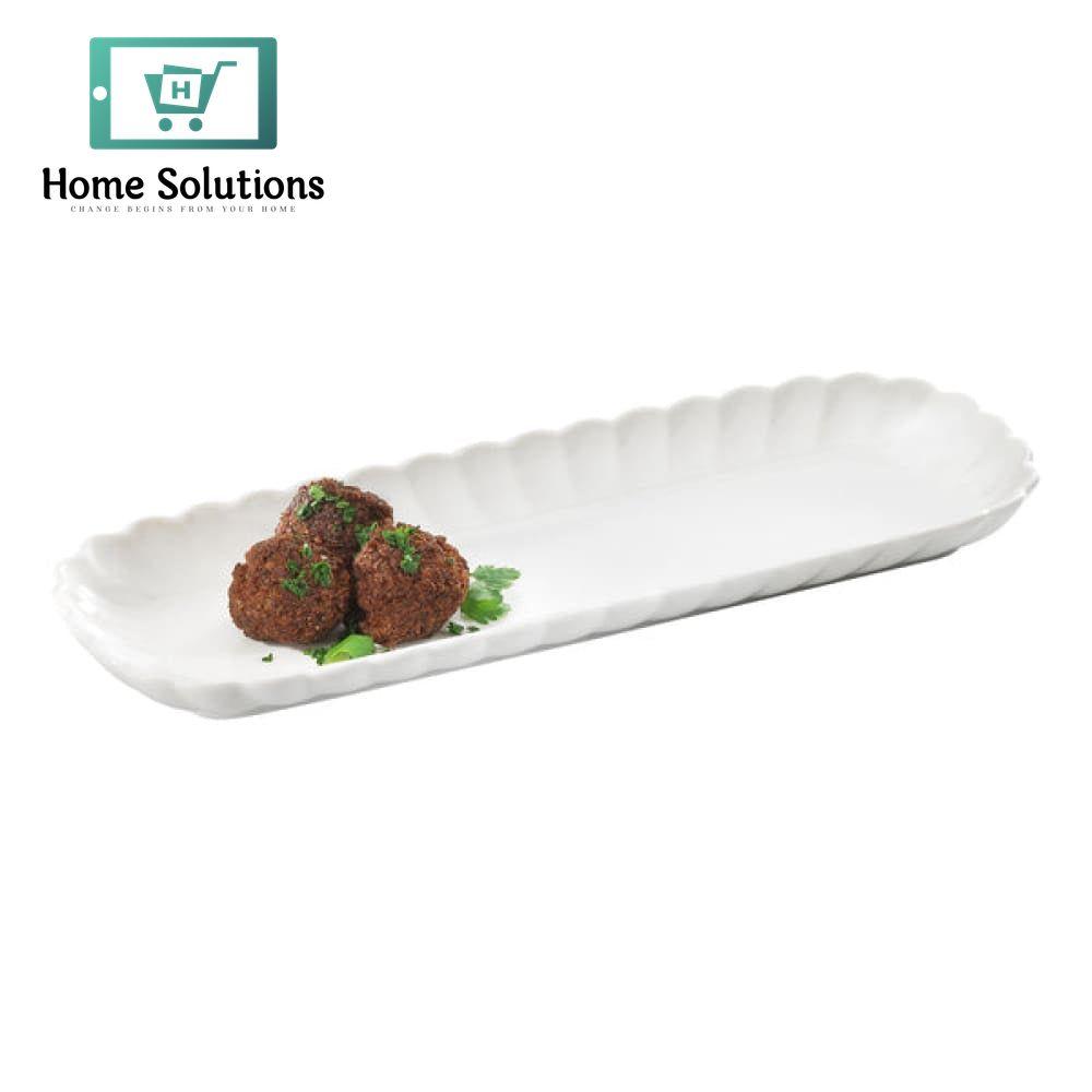Symphony Rectangular Groove Platter – 32 x 12 cm Serving Tray