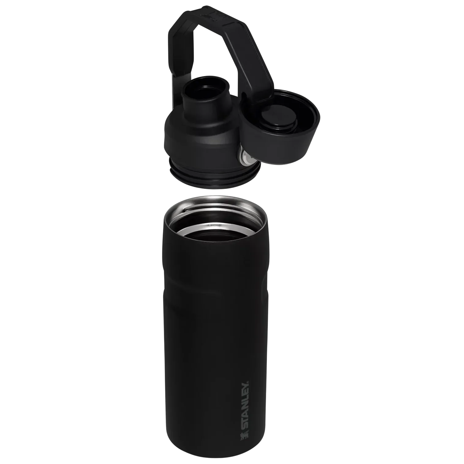 IceFlow™ Bottle with Fast Flow Lid | 16 OZ | Black