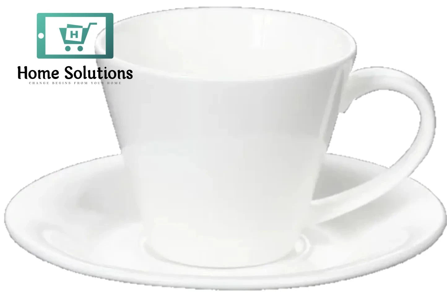 Wilmax England Fine Porcelain Tea Cup & Saucer Set – 180 ml