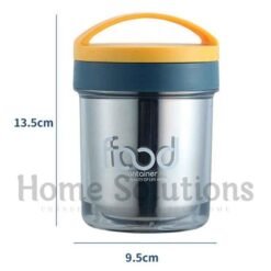 BENTO Stainless Steel Food Grade Insulated Food Container with Spoon 400ml 11 - Home Solutions