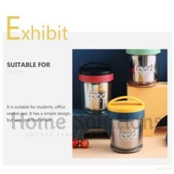 BENTO Stainless Steel Food Grade Insulated Food Container with Spoon 400ml 2 - Home Solutions